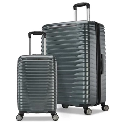 Samsonite Element Hardside 360 Rad drehbar stark Gepäck Kabine grün 2-teiliges Set - Bild 1 von 4