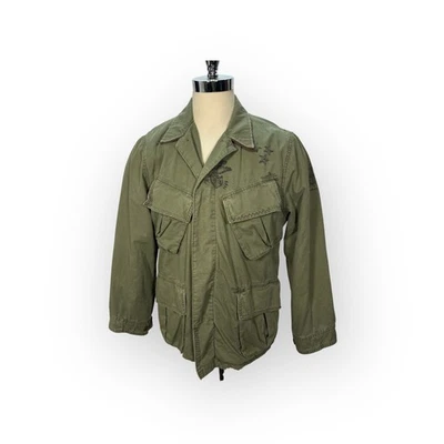Ralph Lauren Polo Jeans Co M65 Chaqueta de Campo Forrada de Lana Verde Militar Grande Foto 1 de 4