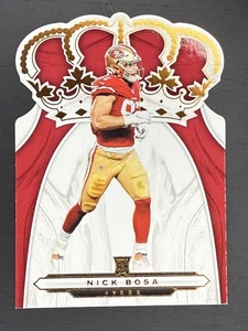 2019 Panini Chronicles Crown Royale Nick Bosa #CR-2 Rookie RC - Picture 1 of 2