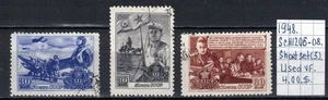 Soviet stamps 1948 SC#1205-08 short set Used COMB.SHIPPING C080011 - Picture 1 of 2