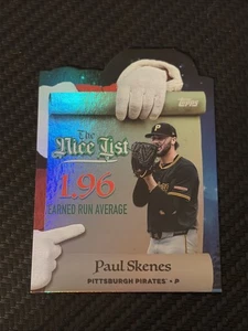 2025 Topps Baseball Holiday Paul Skenes 1.96 ERA The Nice List Card #MNL-11 - Picture 1 of 3