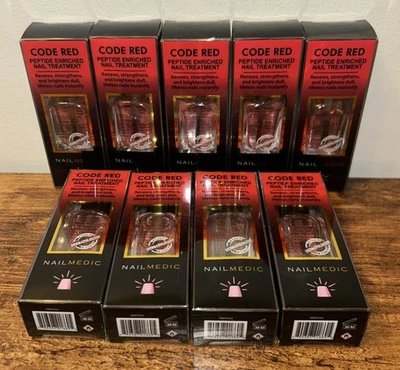 9 件 Pretty Woman 纽约美甲药,代码红色,富含多肽指甲治疗,全新 — 第 1/4 张图片