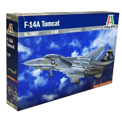 F 14 A TOMCAT KIT 1:48 Italeri Kit Aerei Modellino Nuovo - Immagine 1 di 4