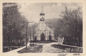Tarjeta Postal Iglesia de 1852 a 1951 STE-ADÈLE Laurentides Quebec 1923 Postal - Imagen 1 de 2