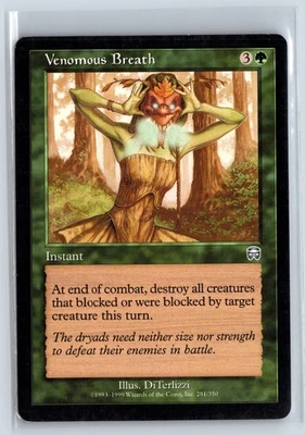 (2x) VENOMOUS BREATH – MTG Magic the Gathering Card – Mercadian Masques - Image 1 of 4