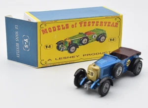 Matchbox MoY Yesteryear Y5 - 1 Le Mans Bentley 1929 blau. Code 3. England - Bild 1 von 5