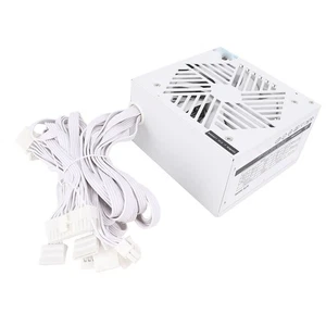 500W Computer Power Supply Desktop Case PC Supplies Support Lineback Dual Co NEW - Afbeelding 1 van 12