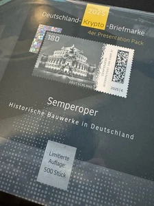 Briefmarke Semperoper Dresden 4er Presentation Pack 500 limitiert NEU - Bild 1 von 3