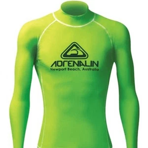 Adrenalin Men's High Visibility Rash Vest (Lime) - XS - Picture 1 of 3