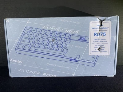 Womier RD75 Pro 75 Keyboard, Quick Release Full Aluminum Gasket Mounted 2.4Ghz - Image 1 of 4