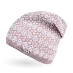 Damen Strick-Mütze Beanie gefüttert Fleece Innenfutter Winter-Mütze - Bild 1 von 7