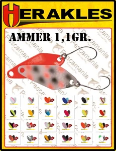 Ondulante Herakles Spoon AMMER gr.1,1 artificiale monoamo trota lago area game - Picture 1 of 25