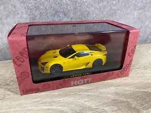 1/43 EBBRO HOT! 44516 LEXUS LFA YELLOW FROM JAPAN FREE/SHIPPING - Picture 1 of 18