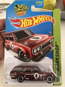 Hotwheels 71 Datsun Bluebird 510 2014 vagón Super Treasure Hunt - nuevo - Imagen 1 de 3