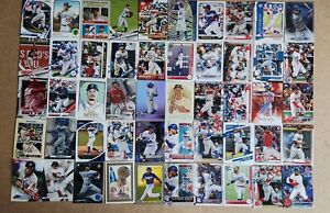 Mookie Betts Baseball Card Lot (50) Boston Red Sox Topps Dodgers Variety Prizm