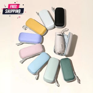 1pc Mini Umbrella with Case Foldable Compact Portable Anti-UV Sunscreen Umbrella - Picture 1 of 23