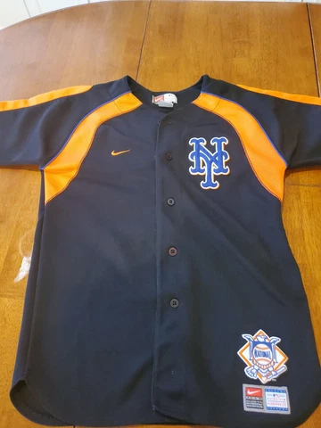 Jose Reyes New York Mets Jersey Nike Youth Size MEDIU - Kids Boys - Button Front Cover