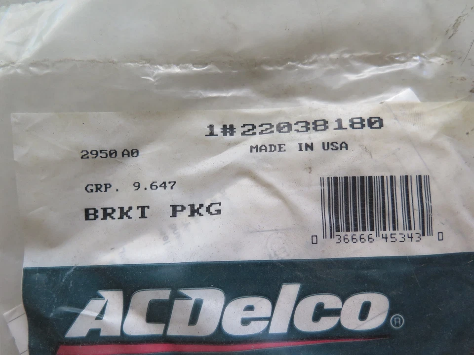 Novo ACDelco GM OEM 22038180 Antena-Suporte de Rádio NOS (15-B1-4-2) - Imagem 1 de 1