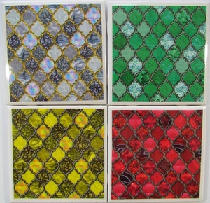 Juego de 4 - Posavasos de Azulejos Cerámicos - Azulejo Mexicano (Compra 2 Juegos Obtén 1 Juego Gratis) 1 A - Imagen 1 de 7
