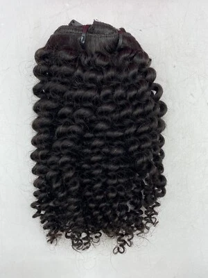 Clip em extensões de cabelo cabelo humano real 12” 120g 7 peças afro crespo-caracolado - Imagem 1 de 4
