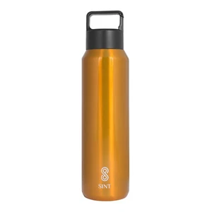 SINT 27 Oz Carbonated Sports Bottle - Leak Proof Stainless Steel Gym & Sports - Picture 1 of 8