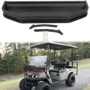 Heavy Duty Front Clay / Cargo Basket For EZGO TXT Golf Cart w/ Mounting Brackets - Picture 1 of 17