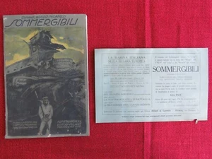 SOMMERGIBILI GUIDO MILANESI 1917 REGIA MARINA WW1 ALFIERI LACROIX REGIA NAVE WW - Foto 1 di 24