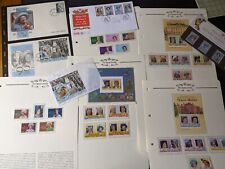 Auswahl an Queen Mother Briefmarken, postfrisch - 90./erster Tag Cover/Mini-Blatt