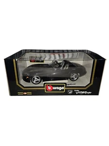 1:18 SCALE DIECAST DODGE VIPER RT/10 Rare Black Color Burago Diamonds - Picture 1 of 6