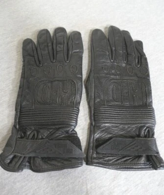 Guantes de invierno para hombre Harley Davidson de cuero forrados de Kevlar para conducir motocicleta medianos Foto 1 de 4