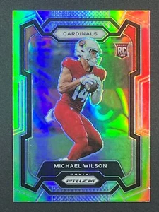 Michael Wilson RC 2023 Panini Prizm #303 Silver Prizm Arizona Cardinals - Bild 1 von 2