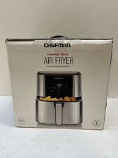 Chefman Turbofry Air Fryer XL 8-qt Capacity Basket Divider for Dual Cooking