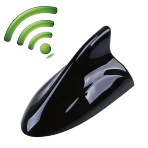 Shark Fin Roof Car Antenna Cover Black Aerials FM/AM Radio Signal For Hyundai - Picture 1 of 18