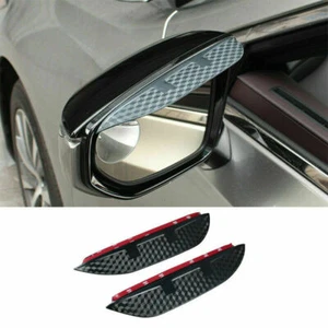 Espejo retrovisor para Lexus ES350 ES300H 2018-21 ABS negro coche borde de cejas de lluvia - Imagen 1 de 7