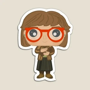 The Log Lady Twin Peaks ABC Vinyl Sticker 2.9" x 4.0" Matte Handmade Durable US - Picture 1 of 2