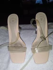 Ladies Size 4 Clear Heels Shoes From Missguided Good Quality And Condition - Picture 1 of 4