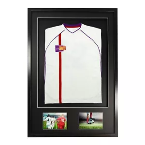 Vivarti Adult 3D Mounted + Double Aperture Sports Shirt Frame Kit Football Rugby - Picture 1 of 68