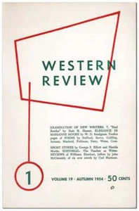 Ray B West Jr. / WESTERN REVIEW VOL.19 NO.1 AUTUMN 1954 1st Edition - Picture 1 of 1