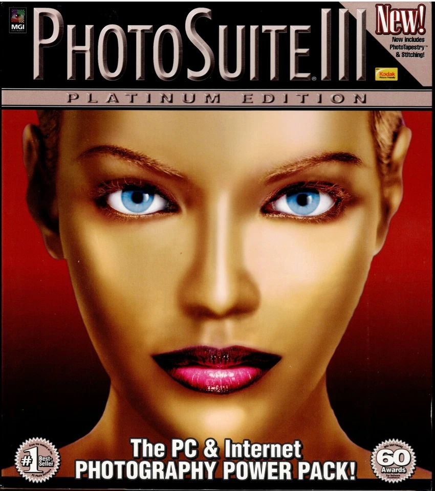 MGI Photosuite 3 III Platinum Pc New Retail Big Box Win7 8 10 XP - Image 1 of 4