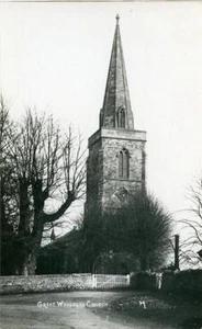POSTAL FOTOGRÁFICA REAL GRAN IGLESIA DE WOLFORD, (CERCA DE STRATFORD), WARWICKSHIRE - Imagen 1 de 2