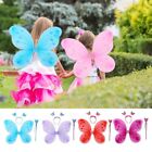 3Pcs/Set Dressing Up Princess Costume Sets Costume Glitter Butterfly  Girls