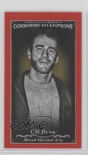 2016 Upper Deck Goodwin Champions Black & White Minis Royal Red CM Punk #114