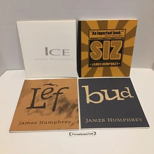 James Humphrey limited edition books- ICE, SIZ, Bud, Lef (1989-1997) 4 Vol Poems - Picture 1 of 6