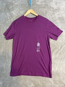 Nike Men's Dri-FIT Sangria/Black Fitness Training T-Shirt (AR6029-610) Size S - Picture 1 of 6