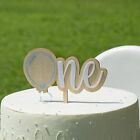 Wood Balloon One Cake Topper - 1st Birthday Party Decorations Acrylic Balloon...