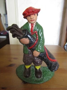 Vintage cast iron door stop golfer 1.350 kg - Picture 1 of 5