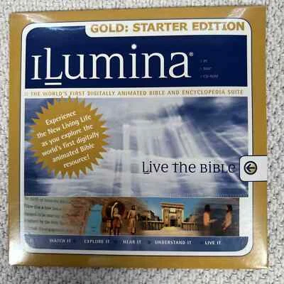 ILumina Gold Starter Edition Live the Bible Animated Bible Software 2004 Sealed - image 1 of 4