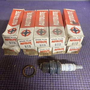10 NOS Auto-Lite BT8 18mm Spark Plug In Box, Ford Dodge New Never Used BT-8 - Picture 1 of 7