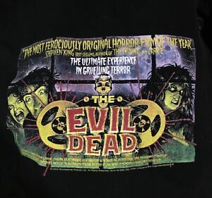Vintage Evil Dead Shirt Horror Movie Promo 2002 Blue Grape & Evil Dead 2 Lot