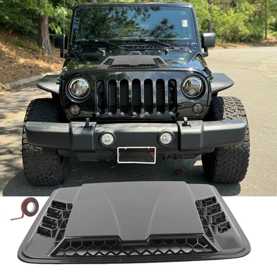 Cubierta de ventilación de capó de admisión de aire de flujo para Jeep Wrangler JK JKU TJ Foto 1 de 4